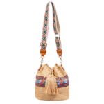 Exquisite Straw Beach Bucket Bag