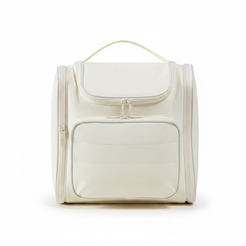 9876bab2-aca7-4cd4-95ec-3b33e96a7f7d Taslon Hook Pro Double Open Cosmetic Bag - Image 1